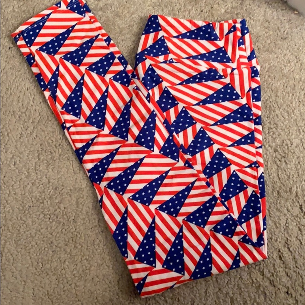 LulaRoe One Size Legging- Fourth of July